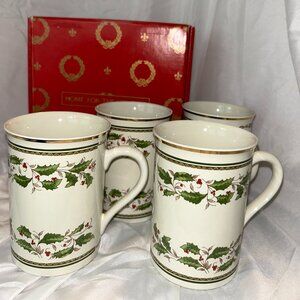 Konitz "Christmas Holly" Mugs